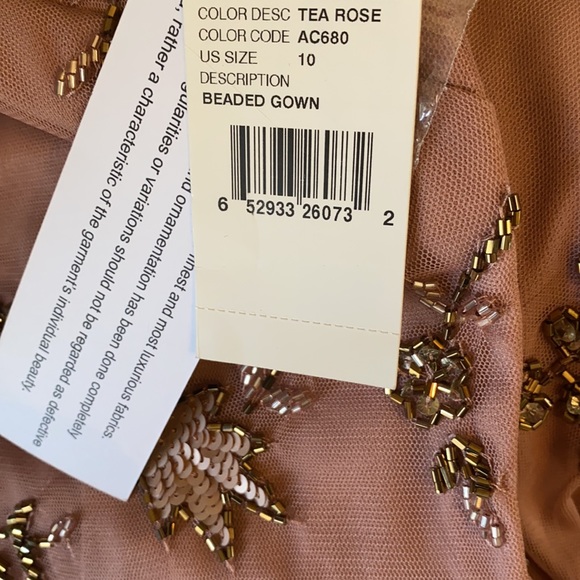 BHLDN FATIMA TEA ROSE AIDAN MATTOX DRESS - Picture 5 of 10